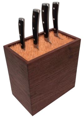 Custom Made Bamboo Skewers Knife Block