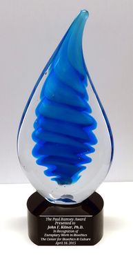 Custom Made Sculpture Art Glass Award