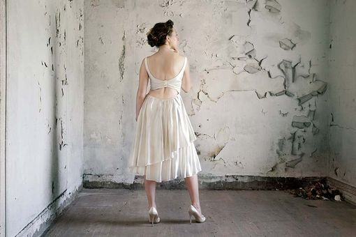 Custom Made Cypress Eco Wedding Gown- Long & Short