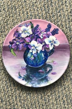 Custom Made Available Violets Upon Reflection Photorealism