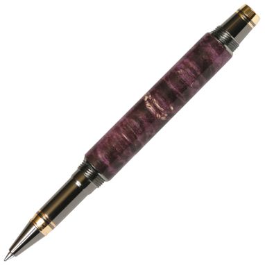 Custom Made Lanier Elite Rollerball Pen - Purple Box Elder - Re7w14