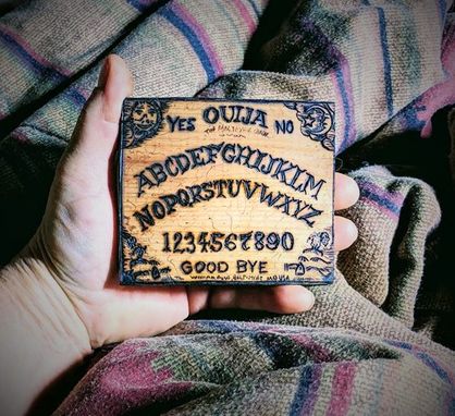 Custom Made Ouija Board,Cool Gifts, Girlfriend Gift,Boyfrend Gift,Miniature Quija Board, Wood Oujia Board