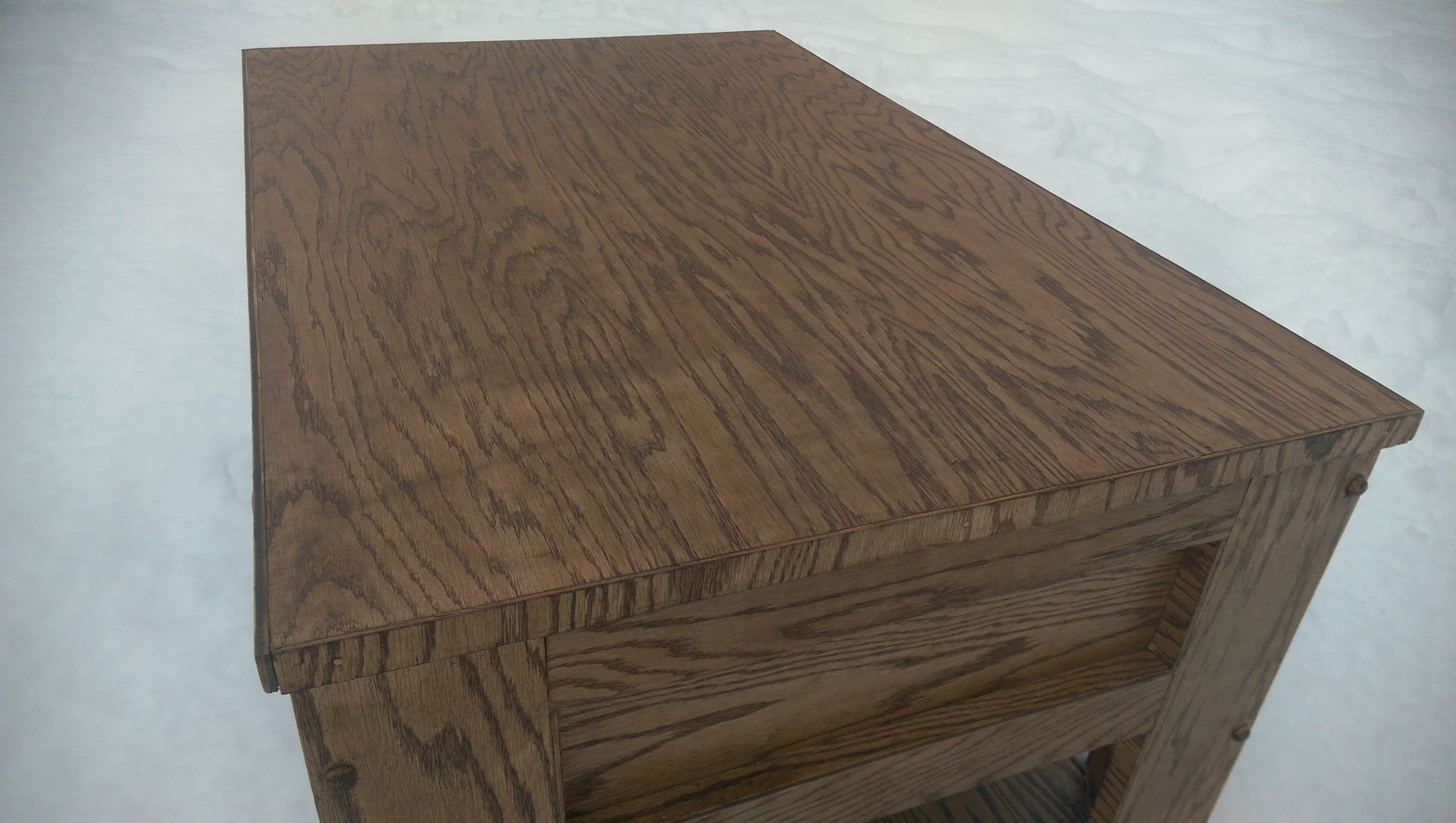 Buy Handmade Oak Coffee Table, made to order from 406Rustic