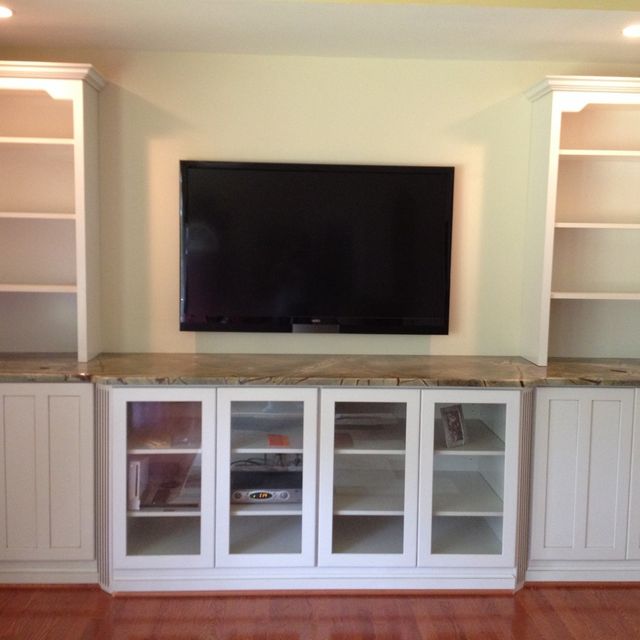 Hand Crafted Built In Tv Wall Unit By Natural Woodworks Custommade