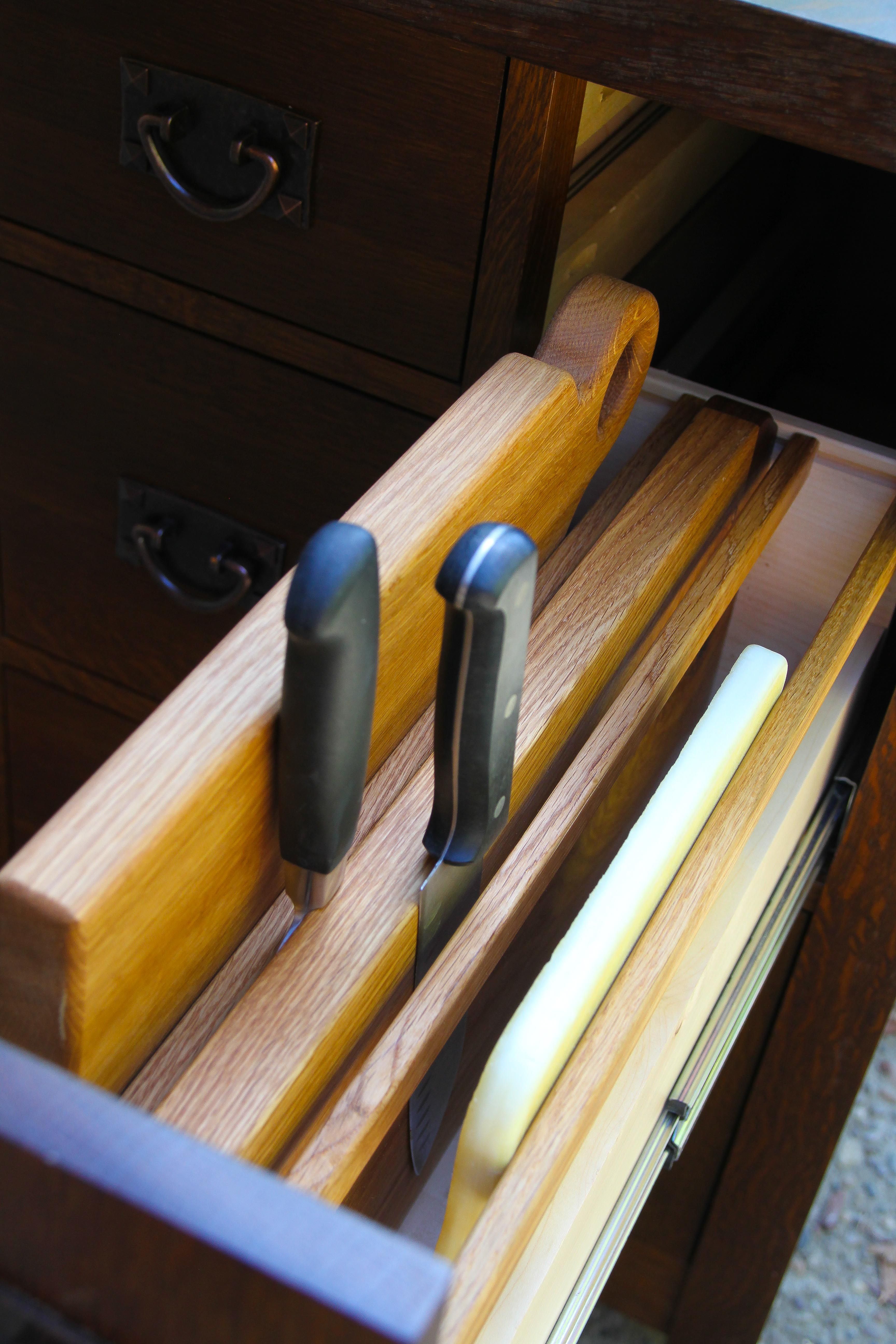 Hand Crafted Stickley Inspired Mobile Kitchen Island by MossBack