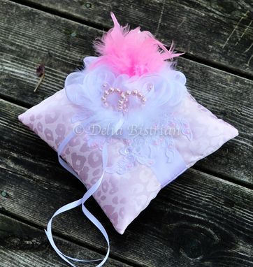 Hand Made Ring Bearer Pillow Wedding Pillow Cinderella Wedding
