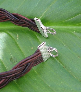 Custom Made Bracelet / Anklet / Men's Bracelet:  Turk's Head Knot From Leather Cord