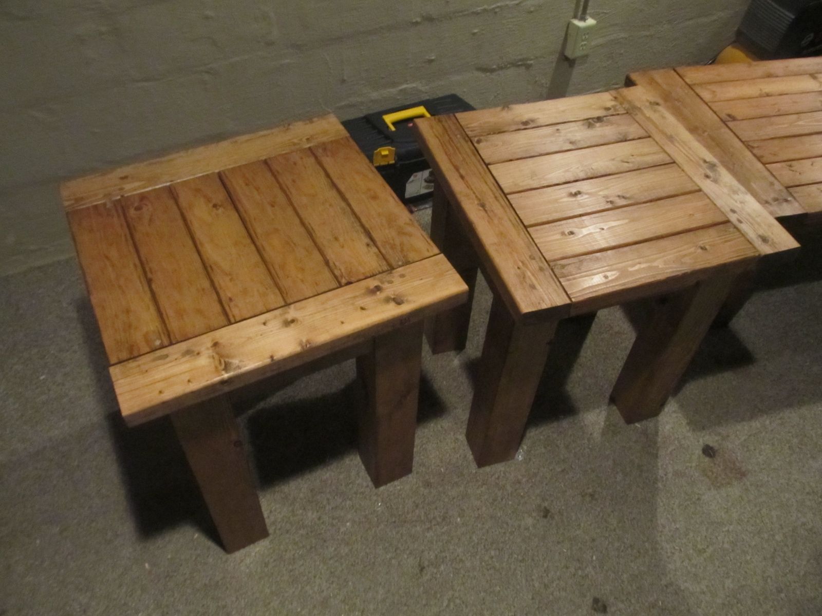 Handmade Coffee And End Tables by Black Beard Woodworking