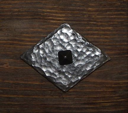 Custom Made Rustic Iron Clavos, Hammered Diamond Shape Nails, Large Nailheads