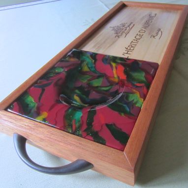 Custom Made Wine Serving Tray - L'Heritage D'Aupenac