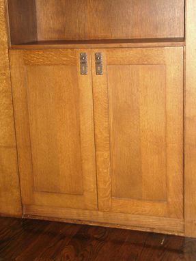 Handmade Quartersawn White Oak Built-In Hutch by Rin Vinson Millworks ...