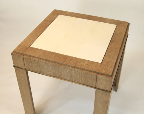 Custom Made Side Table In Art Deco Style.