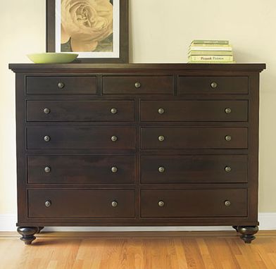 Custom Made Solid Maple Shaker Queen Bed W/Bureau & Night Stands