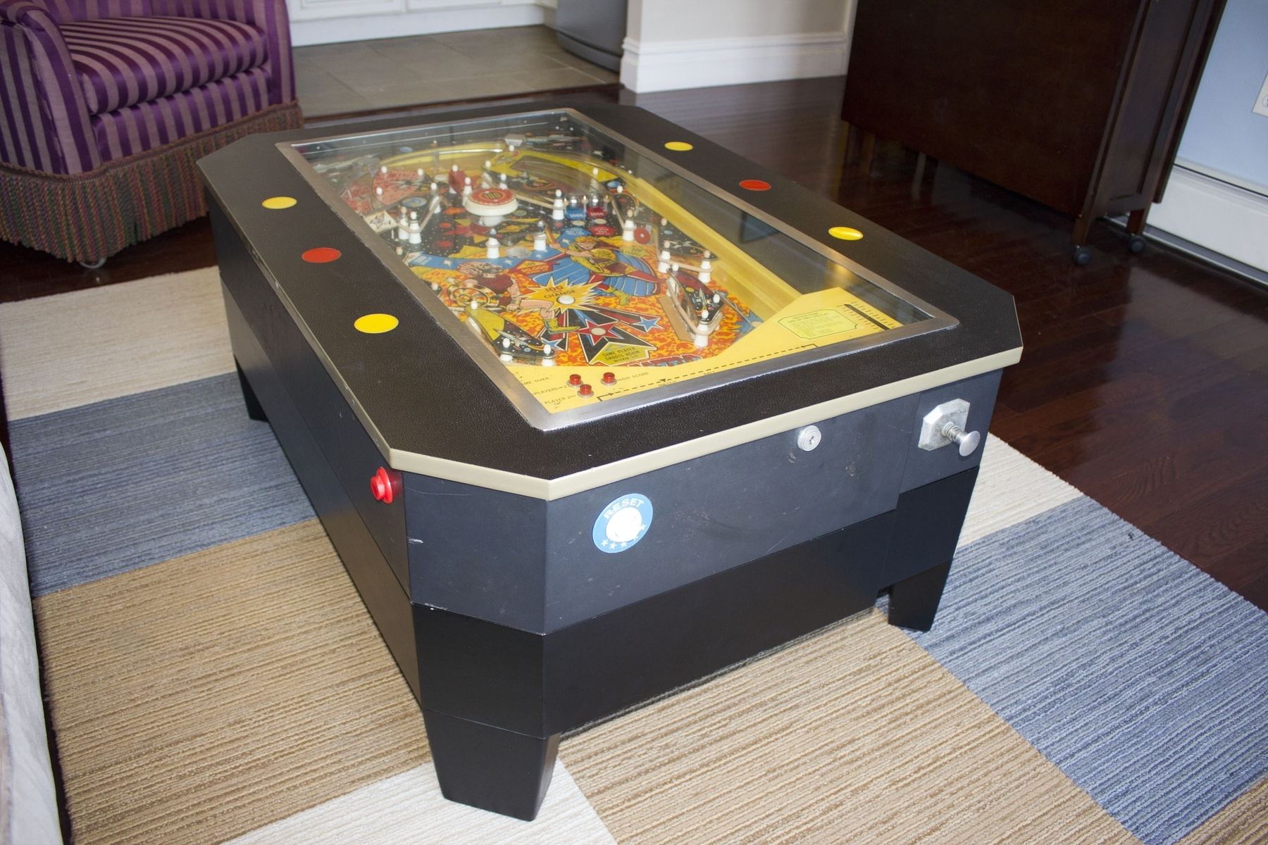 Custom Made Pinball Coffee Table by WoodenItBeNice