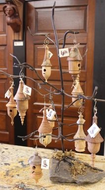 Custom Made Birdhouse Christmas Ornaments