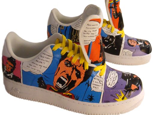 Custom Made Scarface Air Force 1/Custom Shoes/ Hand Painted Shoes