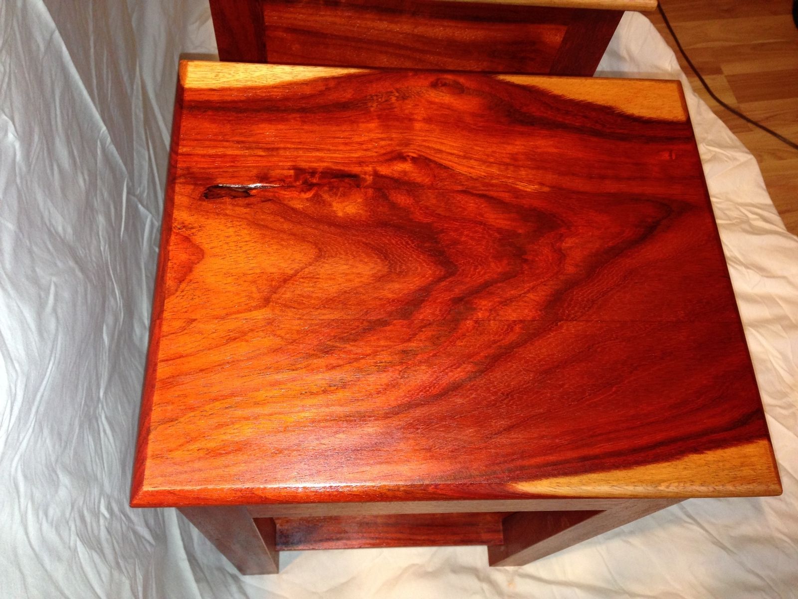 Custom Made Matching Side Tables by Owryen Interiors and Woodworking