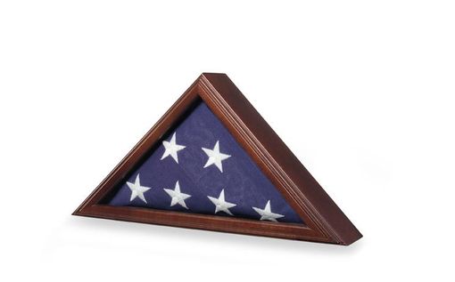 Custom Made American Flag Case - Great Wood Flag Case