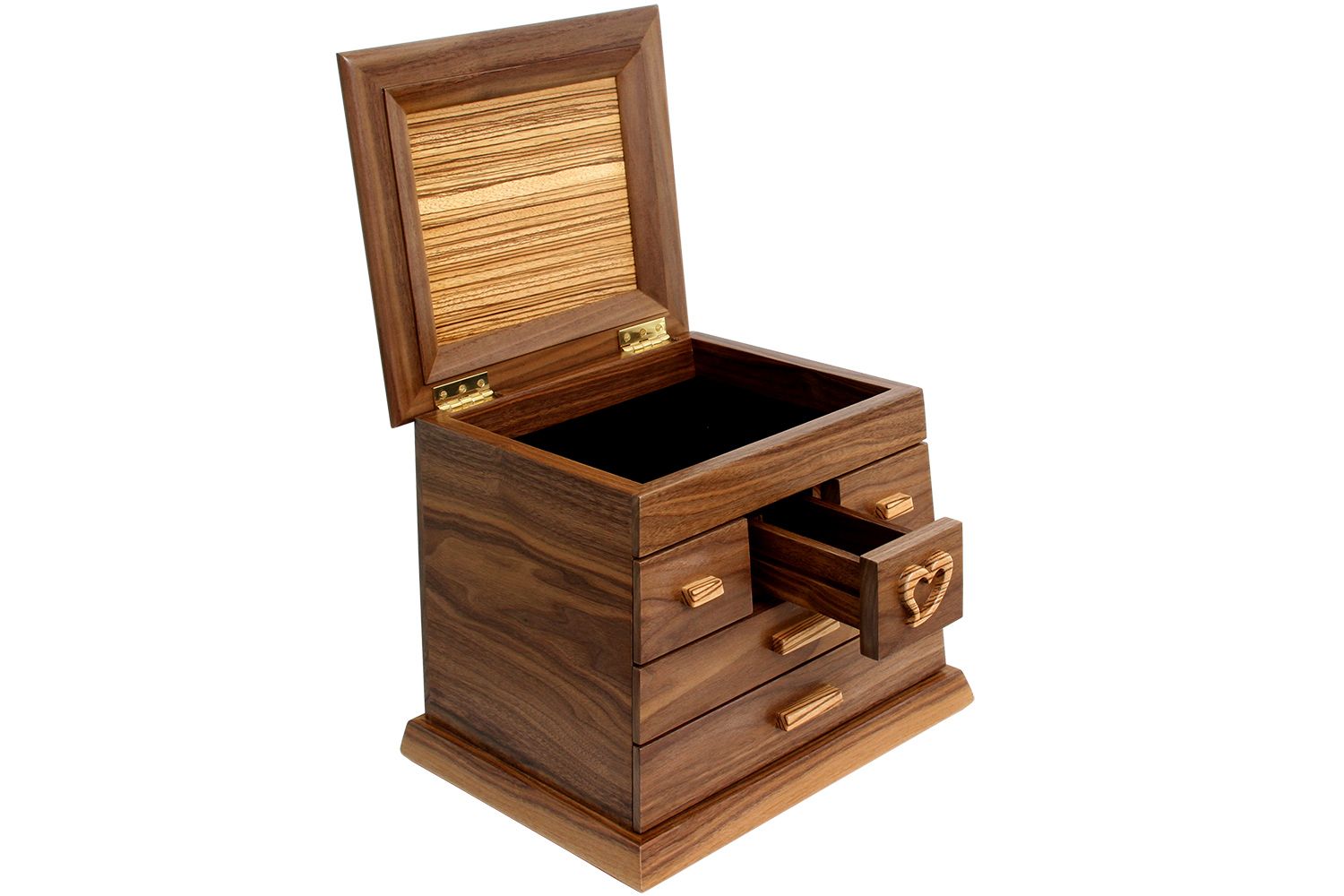 Custom Secret Drawer Jewelry Box by Nick Jones Designs