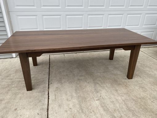 Custom Made 42" X 8' Walnut Dining Table