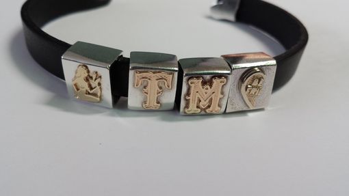 Custom Made Leather Strap Bracelet