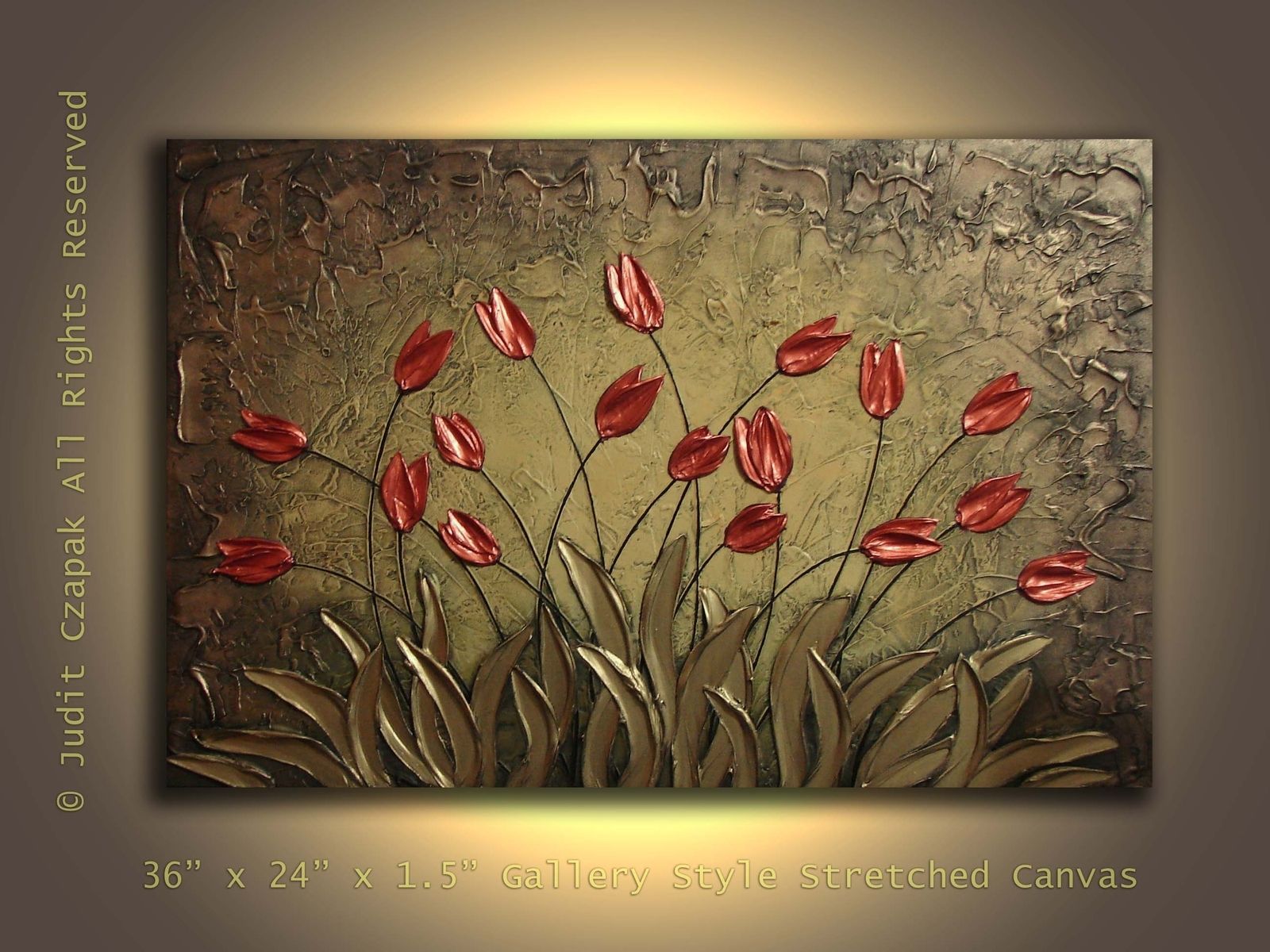 3d texture painting on canvas