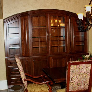 Custom Made Cherry Dining Room China Cabinet