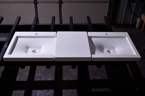 Custom Made Double Sebastopolian Vanity Sink (Concrete)