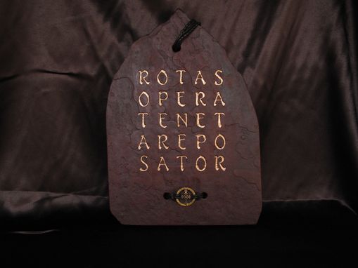 Custom Made Ancient Tarragon Sator Square.