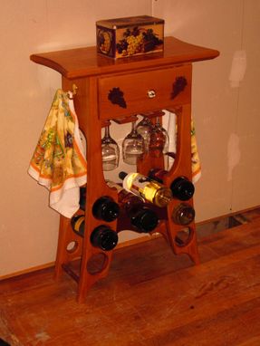 Custom Made Wine Tasting Table