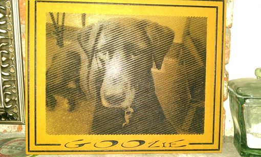 Custom Made Photo V Carve Pet Memorial