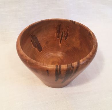 Custom Made Unique Handcrafted 5 3/4" High Spalted Maple Bowl