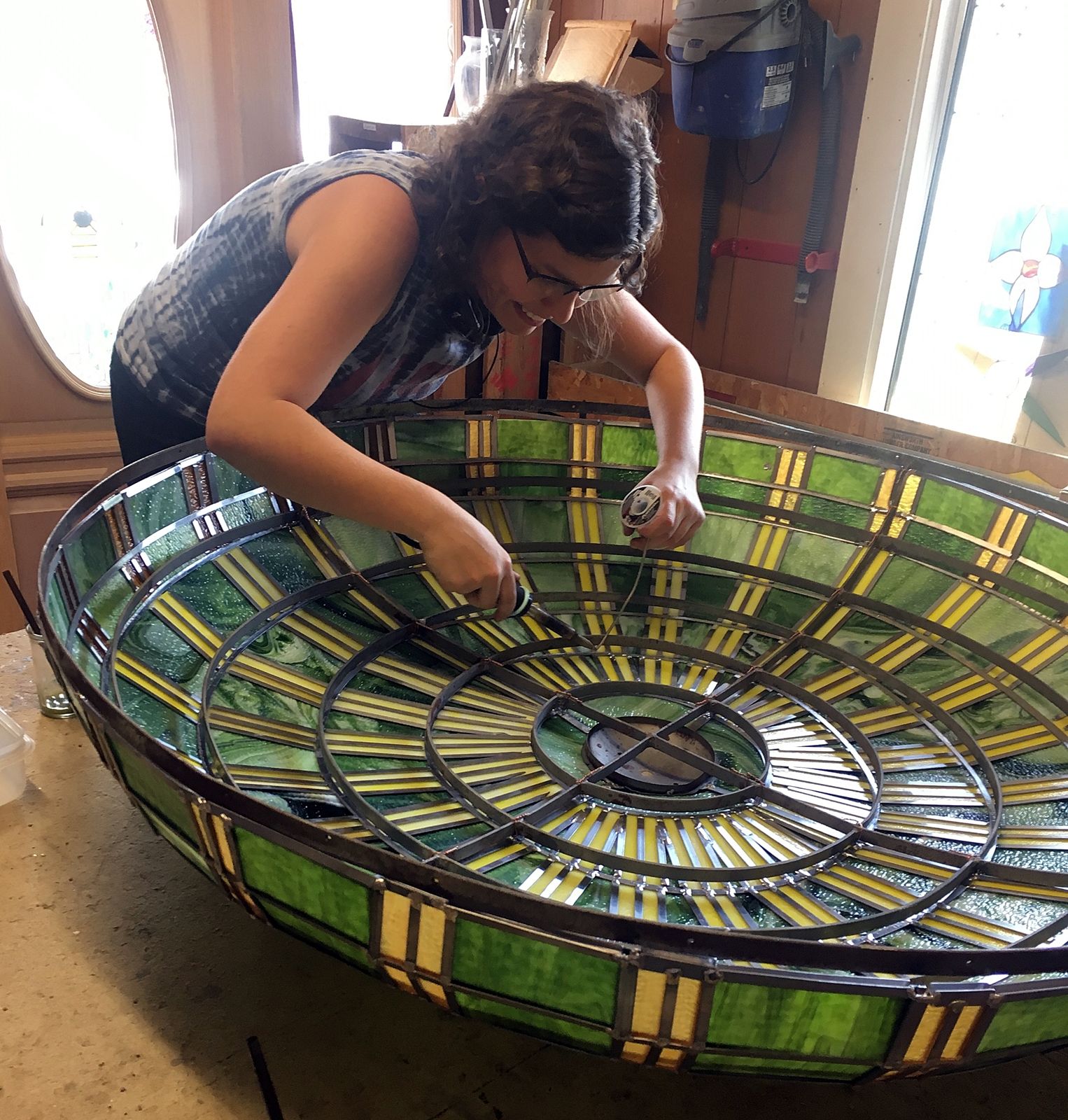 Custom Made Stained Glass Repair by Art Glass Ensembles