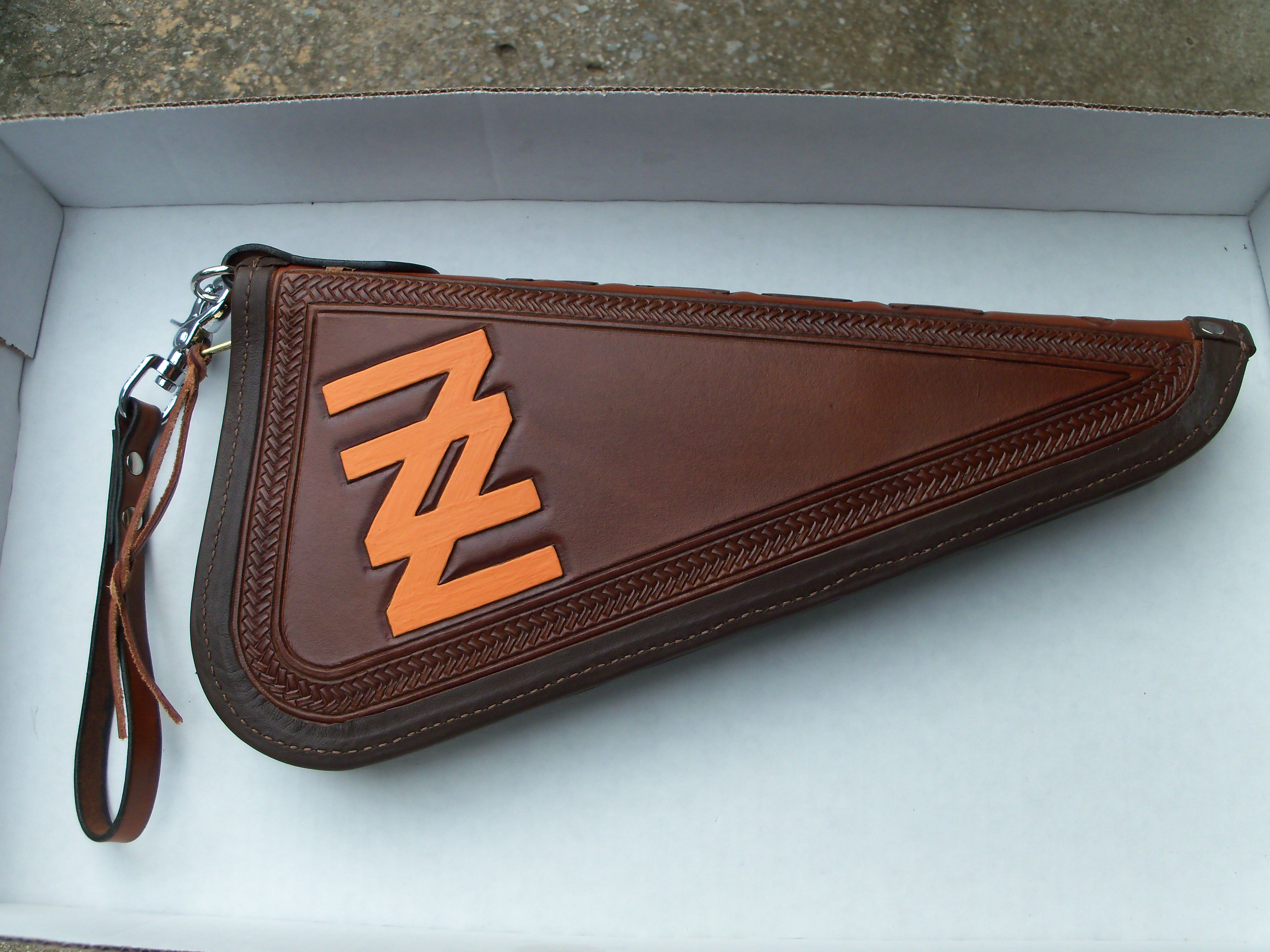 Hand Crafted Pistol Revolver Cases, Gun Rugs by Hubbard Leather