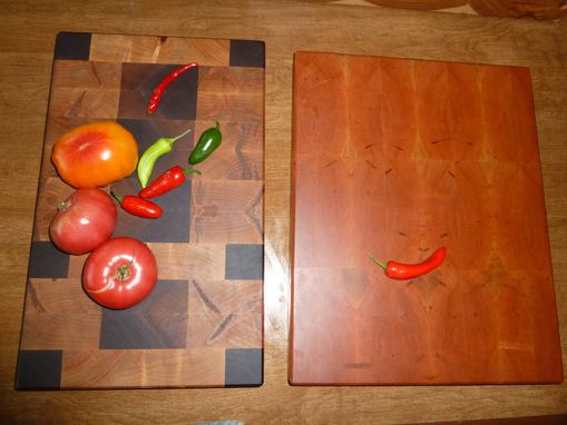 Custom Made Ambrosia Maple End Grain Chopping Board, Butcher Block, Island