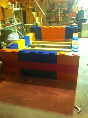 Custom Made Lego Bed For Kids, Childs Lego Bed