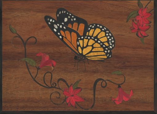 Custom Made Monarch Butterfly Jewelry Box