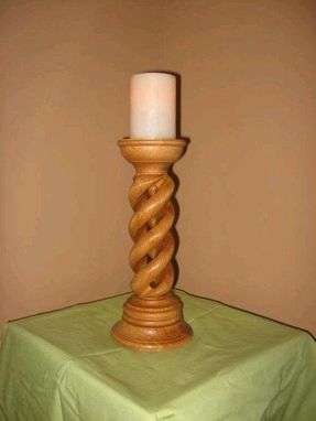 Custom Made Hollow Spiral Candle Stick