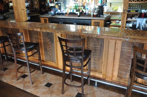 Custom Made Reclaimed Wood Bar