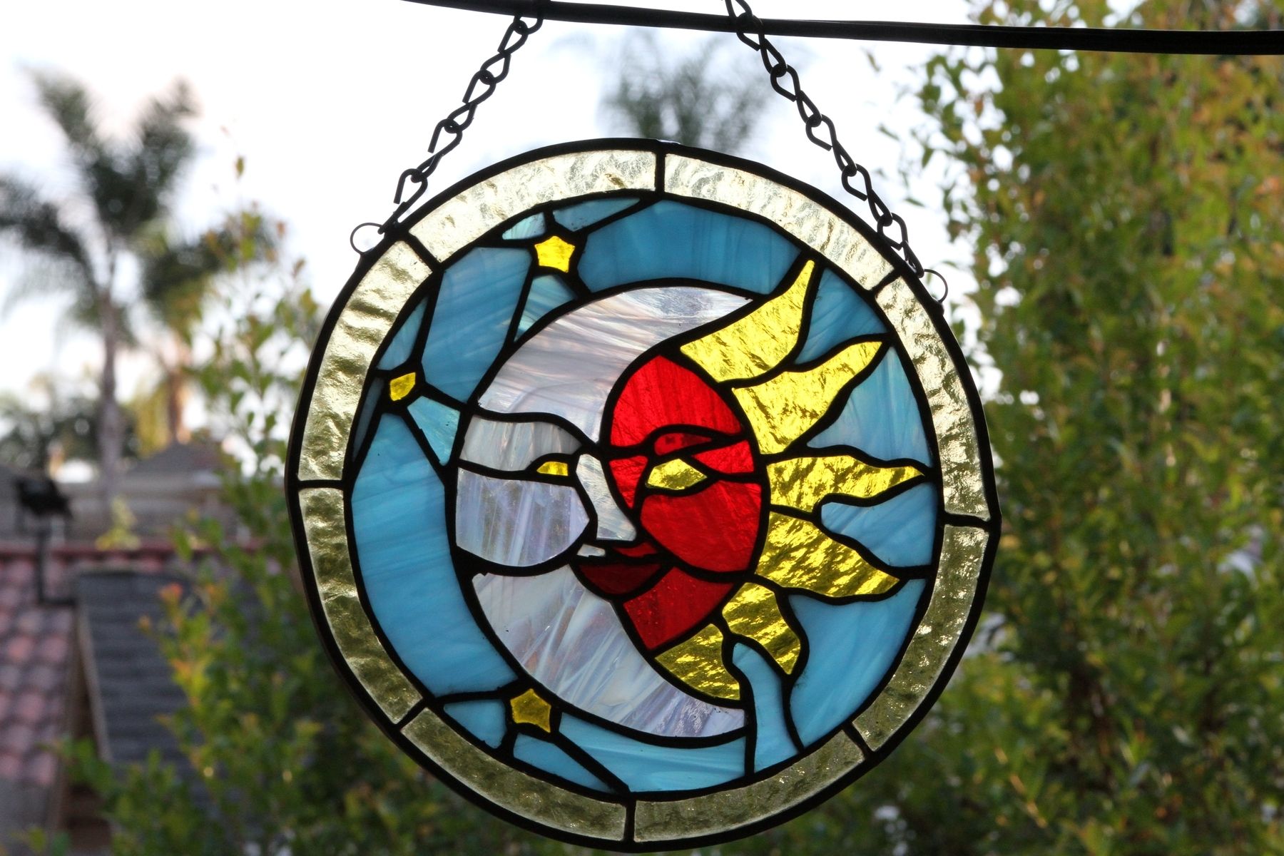 RetroSquare Rev 2 stained glass suncatcher - agrohort.ipb.ac.id