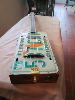 Custom Made 3 String Auto Tag Guitar (Optional Custom Hardcase)