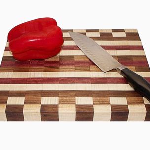 Buy Custom Checkered Hardwood Cutting Board, made to order from Tekoa  Missions