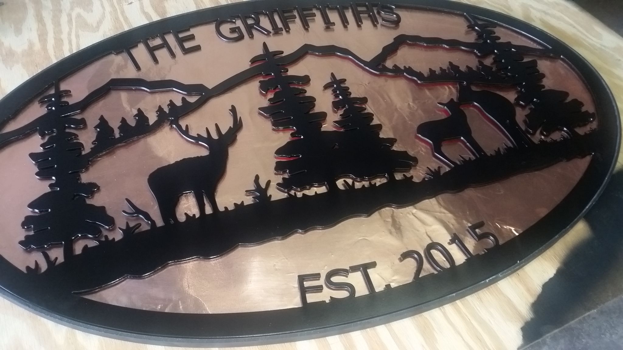 Buy Hand Made Custom Cut Metal Signs, made to order from Juno Ironcraft