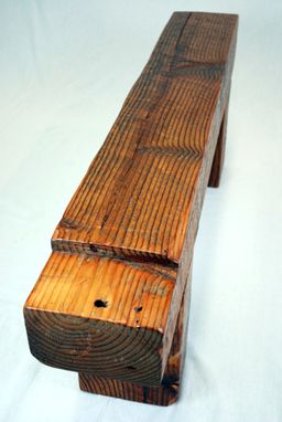 Custom Made Timber Frame Beam Bench