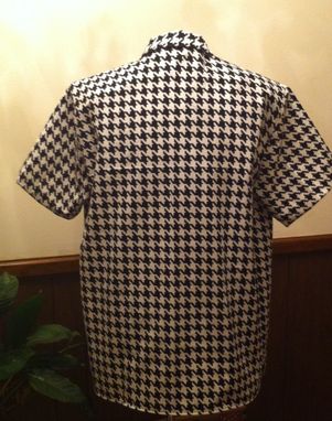 Custom Made Houndstooth Short Sleeve Shirt