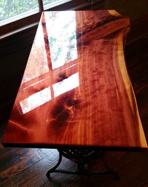 Custom Made Live Edge Accent Or End Table
