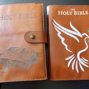 Leather Book Cover-Bible Cover (Super Large) - Shop Goshen Creative Book  Covers - Pinkoi