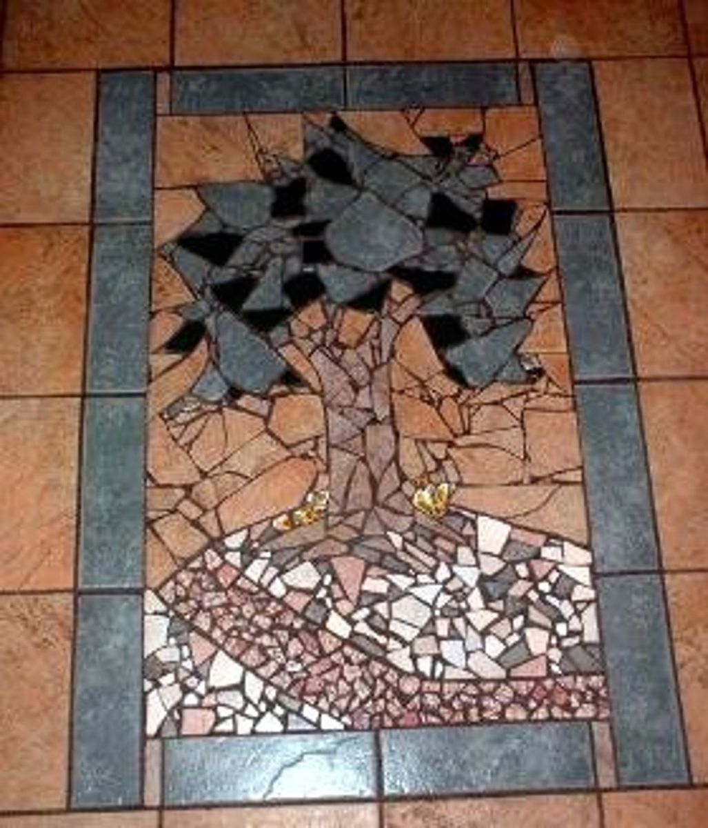 Broken Pottery Mosaic