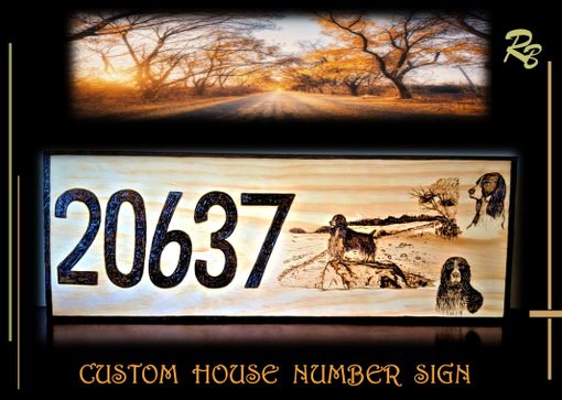 Custom Made House Number Sign, Signs, House Number, Custom, Wood, Sign