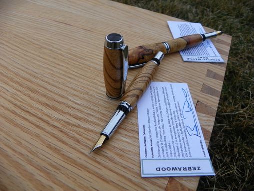 Custom Made Baron Fountain Pen In Many Different Wood Types